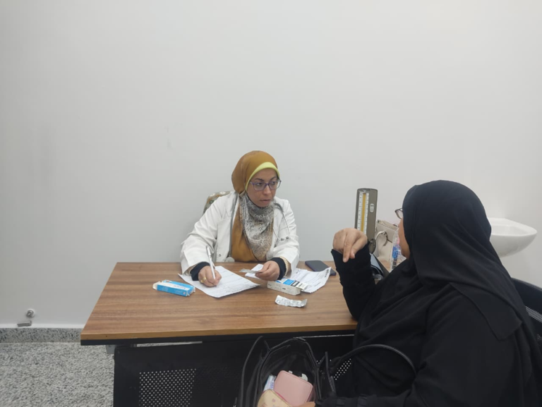 Medical convoy for detecting high blood pressure and diabetes.