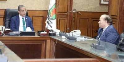 The Governor of Sohag receives Chairman of the Board of Trustees of Merit University