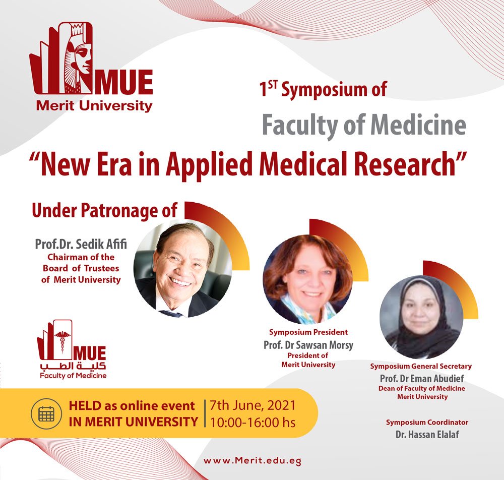You are currently viewing 1ST Symposium of Faculty of Medicine “New Era in Applied Medical Researches”