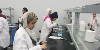 إمتحانات نهاية الفصل الدراسي الأول العملى للمستوى الأول بكلية الطب البشري – جامعة ميريت .